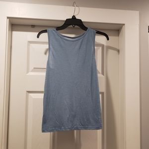 BALANCE blue reversible tank top - XS